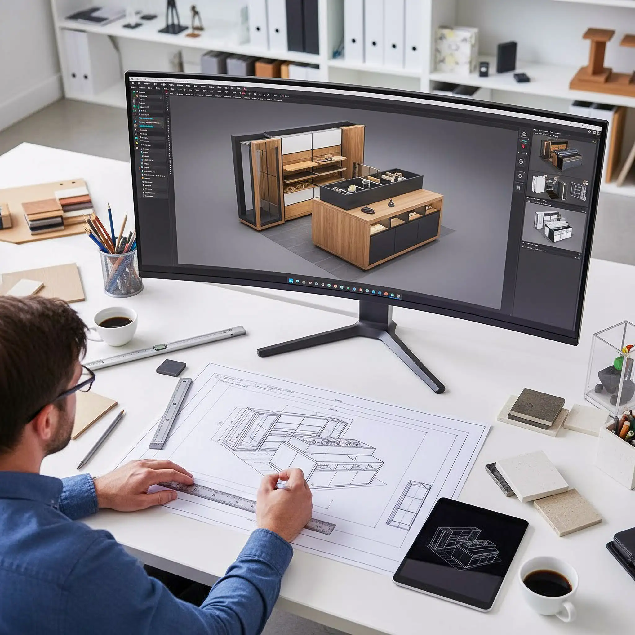 Technical design and engineering for commercial furniture